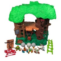 VINTAGE 1998 Fisher Price GREAT ADVENTURES ROBIN HOOD&#39;S FOREST Playset C... - £66.47 GBP