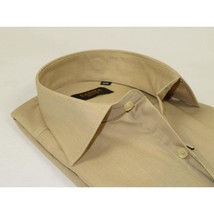 Men's Shirt Hankie CASILA Turkey Cotton Blend 501770-29 Tan Oxford Texture image 2