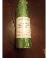 Sparkle Mesh 6 In X 3 Yd Green - $13.37