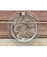 VTG 1975 LALIQUE Limited Edition Annual Christmas Crystal Plate Glass - $39.55