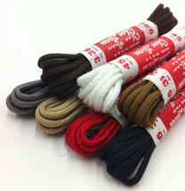 Dress Shoe Thin Round Laces Shoelaces Boot Strings Colored Shoestrings B... - £5.63 GBP
