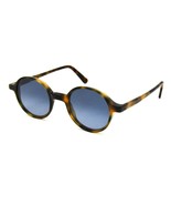L.G.R. Reunion Unisex Round Sunglasses, Havana Maculato 39 / Blue HD ($4... - £156.90 GBP