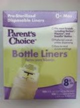 Parent&#39;s Choice Bottle Liners 225 (8fl Oz) Bottle Liners ( 2 Boxes) - £7.22 GBP