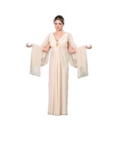 Women&#39;s Medium White Toga Robe Costume - $189.99