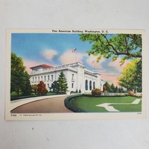 Vintage 1950s Pan American Bldg Washington DC Postcard New Old Stock Ephemera - $13.10