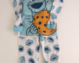 Sesame Street 2 Piece Cookie Monster Unisex Pajama Set Size Infant 18 Mo... - $11.63