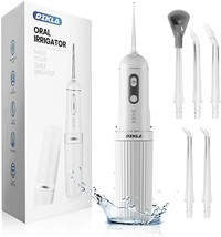 Dental Water Flosser Pick Cordless Rechargeable Irrigator 5 Nozzles &amp; 4 Modes - £27.63 GBP