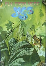 Signed By All 5 Yes Chris Steve Alan Geoff David 13&quot;x 18&quot; Poster w/COA - £159.20 GBP
