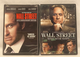 2 Oliver Stone movies Wall Street and Money Never Sleeps DVD Michael Douglas - £3.14 GBP