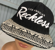 Los Angeles Reckless Young And Reckless Black Snapback Baseball Cap Hat - £12.31 GBP
