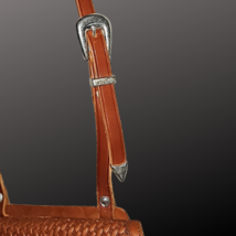 Hickman Saddlery Western Crossbody Hair On Cowhide Studs image 5