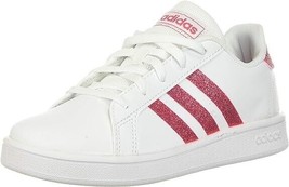 Adidas Grand Court 2.0 El K Tennis Shoes Size 7US  Pink/White - £33.02 GBP