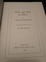 Color in Line and Dress [Hardcover] Hempstead Laurene and Mary Highsmith - $48.95