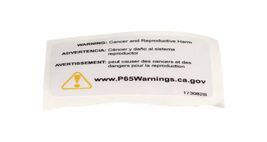 Fits Henny Penny 173082B Label, P65 Warning for LOV300 - $39.06