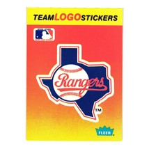 1991 Fleer #NNO Team Logo Stickers Baseball Collection Texas Rangers - £1.57 GBP