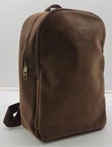 L) Woman Brown Pebble PU Leather Back Pack Travel Bag 14&quot; - £9.47 GBP