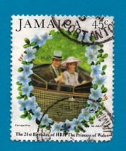  Jamaica Used Stamp - 21st Birthday of HRH Charles Prince of Wales - $37.88 MXN