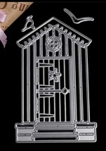 Beach house with birds metal cutting die  - £7.99 GBP