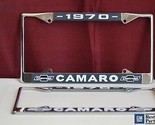 1970 Chevy Camaro GM Licensed Front Rear License Plate Holder Retainer F... - £1,591.35 GBP