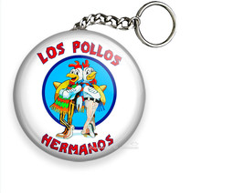 Los Pollos Hermanos Breaking Bad Funny Quote Keychain Key Fob Ring Chain Hd Gift - $14.10+