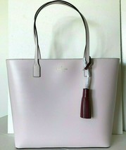 New Kate Spade Karla Wright Place Tote handbag with tassel Plum Dawn / Rioja - £82.75 GBP