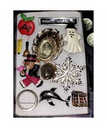 Beautiful vintage lot of brooches - £26.41 GBP