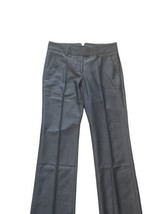 NWT Women Development Erica Davies Blue/Gray Business Linen Dress Pants Size 2 image 1