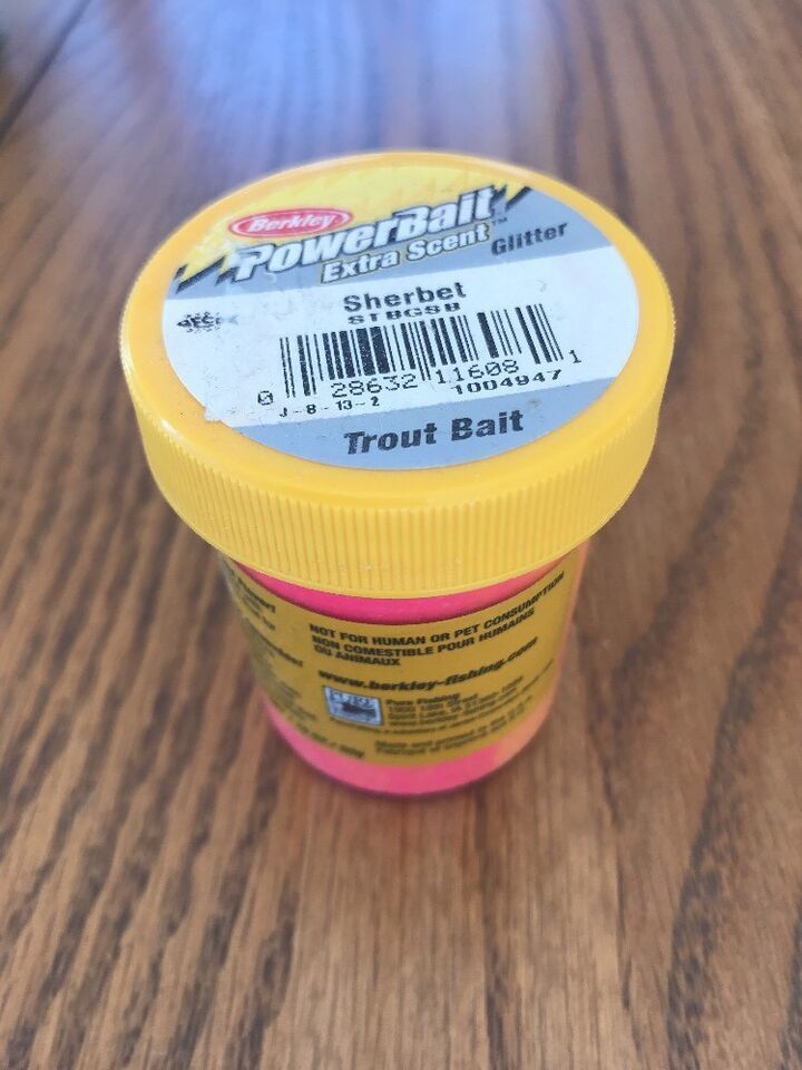 Berkley PowerBait Extra Scent Sherbet STBGSB 1.75oz Trout Bait Ships N 24h - $9.78