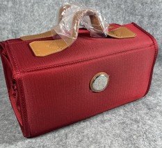 Joy Mangano Better Beauty Cosmetic Case RED Roll-Up Travel Organizer Jew... - £18.87 GBP