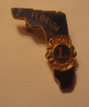 Vintage Lions International Florida 1960&#39;S Pinback - £6.71 GBP