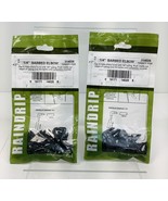 2-PACK~Raindrip 314025B 25-Count 1/4-Inch Double Barbed Elbow - $13.20 CAD