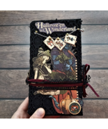 Halloween Alice in Wonderland junk journal handmade Spooky journal  - $500.00