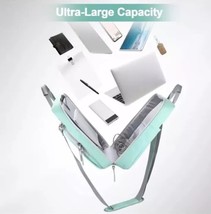 Mesilee 3 Ring Zipper Binder 3 Inch D-Ring, Binder &amp; Strap 700 Sheet  Mi... - $21.66