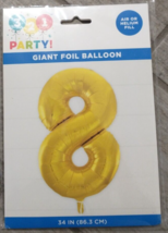 321 Party 34&quot; Giant Foil Balloon #8 - €3,45 EUR