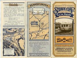 Shade Gap Electric Railway Brochure Orbisonia Station Rockhill Furnace PA - $17.82