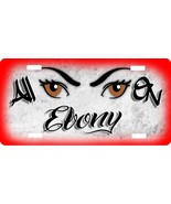 Personalized Custom License Plate Auto Car Tag All Eyes On - £13.36 GBP
