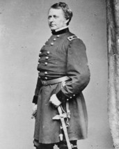 Union Major General Joseph Hooker Portrait Sword New 8x10 US Civil War P... - $8.81