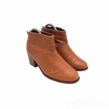 Toms Women&#39;s Brown Leather Booties Size 6 - £30.10 GBP