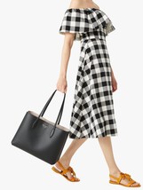 NWB Kate Spade All Day Large Tote Black Leather Pouch PXR00297 $248 Gift... - £122.29 GBP