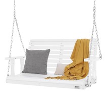 VEVOR Wooden Porch Swing 4 ft, Patio bench swing for Courtyard &amp; Garden,... - €147,28 EUR