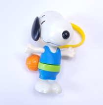 Snoopy Figurine Peanuts basketball 3.5 in charlie brown beagle Mcdonald&#39;s 2018 - $2.99