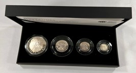2010 Grande-Bretagne Britannia Argent Four-Coin Preuve Kit W/ Boîte Et COA - €182,14 EUR