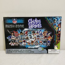 NFL RUSH ZONE CHUTES AND LADDERS BOARD GAME - Hasbro PPW Toys football - £9.30 GBP
