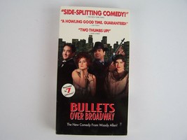 Bullets Over Broadway VHS Video Tape John Cusack, Dianne Wiest, Jennifer Tilly - £15.78 GBP