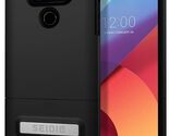 Case For LG G6 Black Sedio Surface Phone Cover with Kikstand Dual Protec... - $11.66