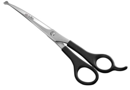 Offset Ball Tip Curved Professional Dog Pet Grooming Shears 6 1/2" Scissors - £89.13 GBP