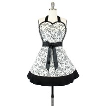 Two Tier Floral Vintage Inspired Apron - £33.77 GBP