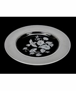 Avon Crystal Hummingbird 8&quot; Bread Plate 24% Lead Crystal Made in France - $164.04 MXN