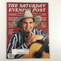 The Saturday Evening Post July 1992 Garth Brooks Hitting em&#39; In The Heart VG - £11.12 GBP
