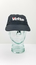 Vette Emroidered Hat Strapback Adjustable Black Corvette Chevy Chevrolet - £9.27 GBP